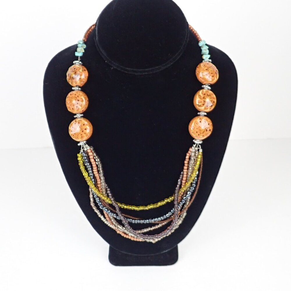 Cynthia Gale Beaded Glass Beads Necklace